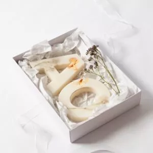 מארז לולו - נרות אותיות