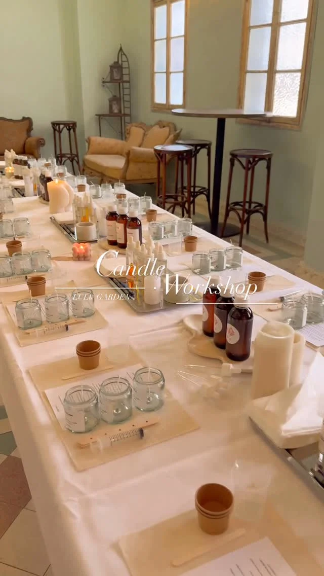 ⁨	Candle workshop - LULU GARDEN
#סדנתנרות #סדנאות #השקות #נרותריחניים #נרות⁩